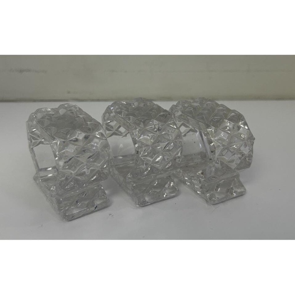 Crystal Legends By Godinger Napkin Rings Set Of 3